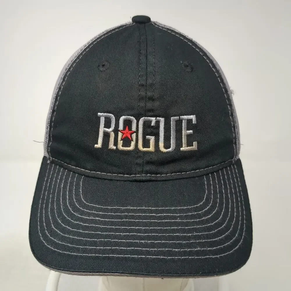 OC Trucker Hat Black One Size Rogue Fitness Gym Embroidered Mesh Back Snapback
